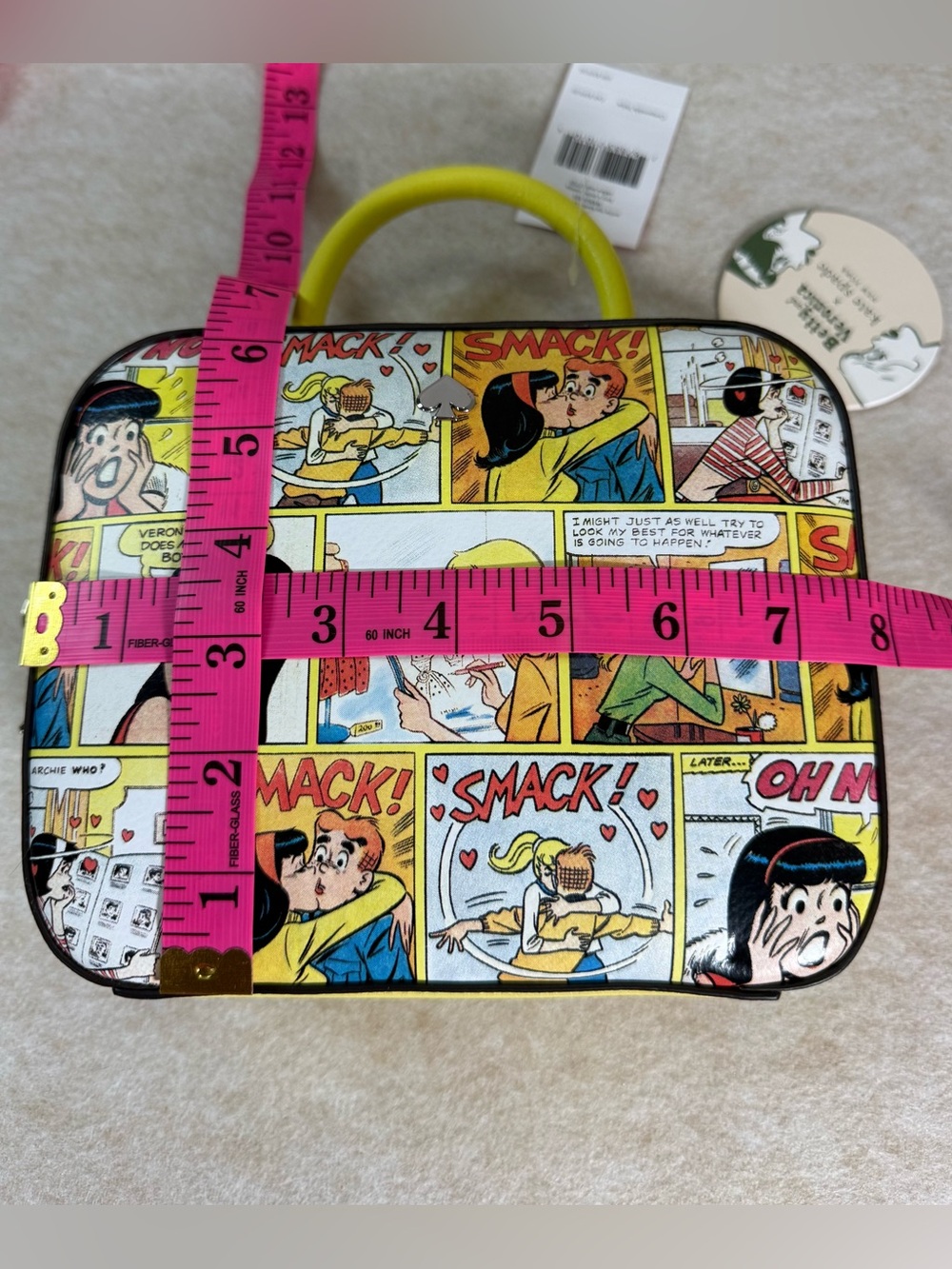 Kate Spade Archie Comic-Print Top Handle Camera Bag & Matching Wallet -Rare - Picture 14 of 16